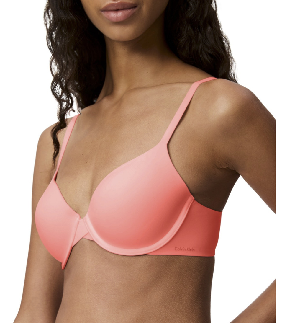 Calvin Klein Women Lightly Lined T-Shirt Bra Exquisite Pink Size 34DD